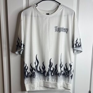 SHEIN White Garment with Black Label